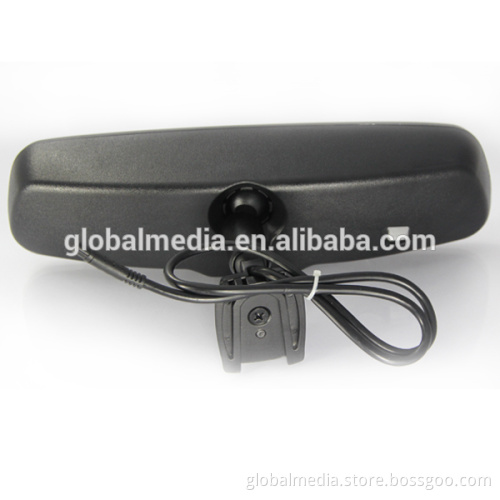 GERMID 4.3 inch rear view mirror monitor with parking sensors and auto brightness LCD rear view camera